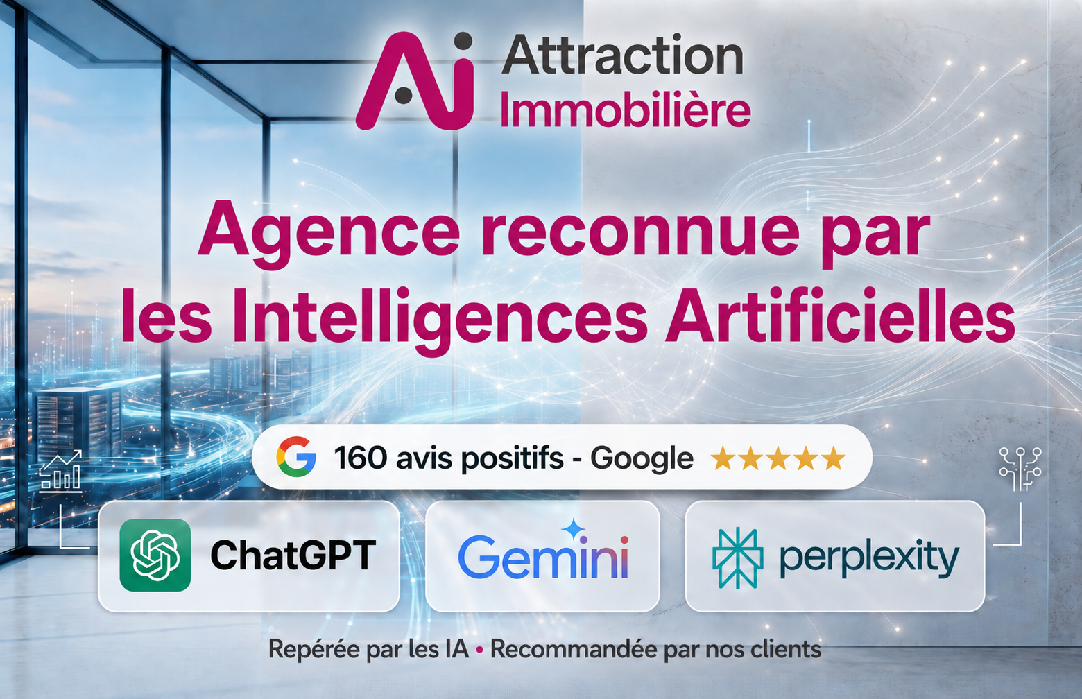 Nathalie Chauvin, gérante de l'agence Attraction Immobilière à Hyères, reconnue pour son expertise et ses avis 5 étoiles.
